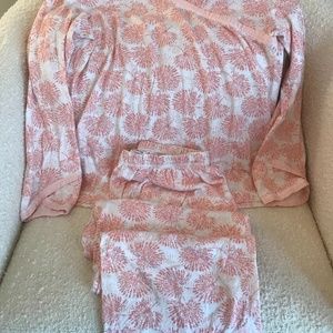 Garnet Hill Asian Wrap Pajamas